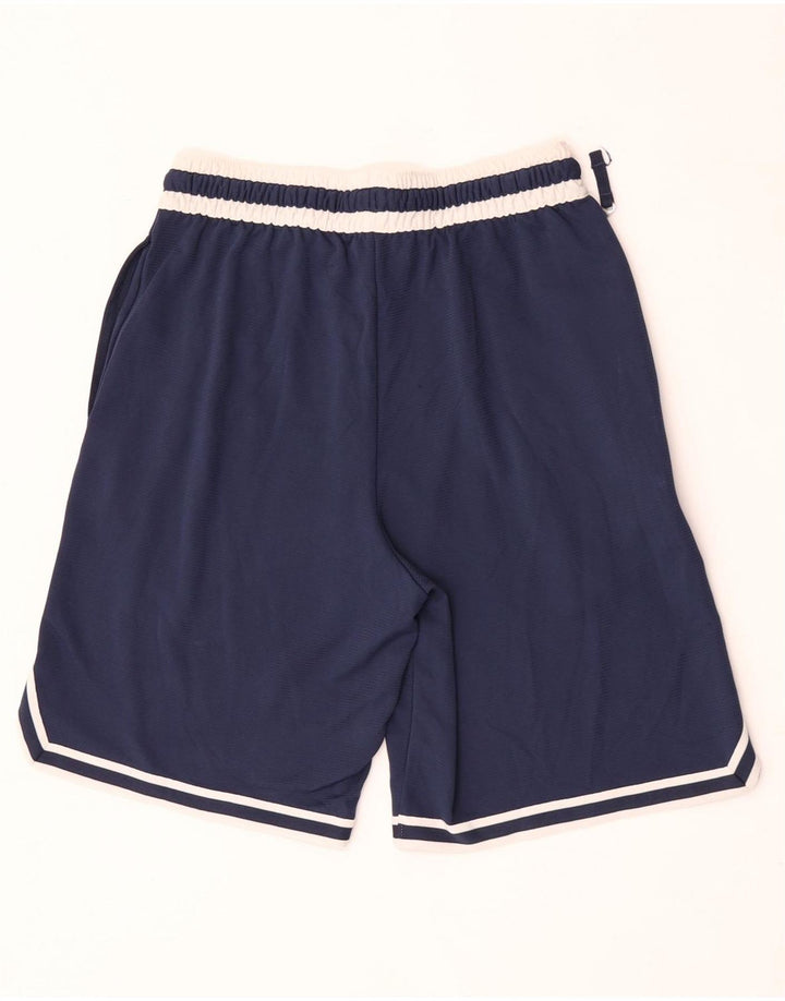 Nike Short de sport pour homme en polyester color block bleu marine moyen