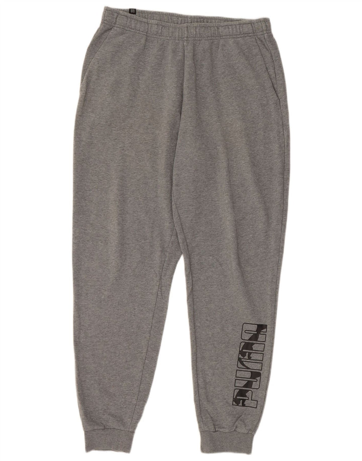 Puma Pantalon de Survêtement Graphique Homme Gris Taille L