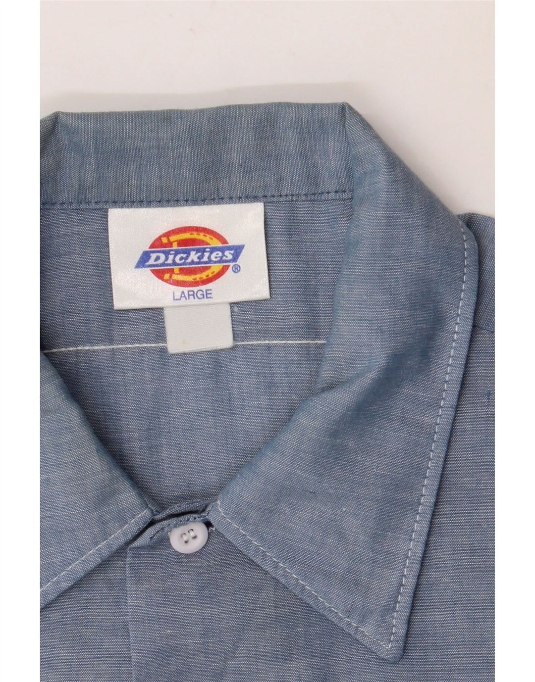 DICKIES Chemise à Manches Courtes Homme Grand Bleu Coton