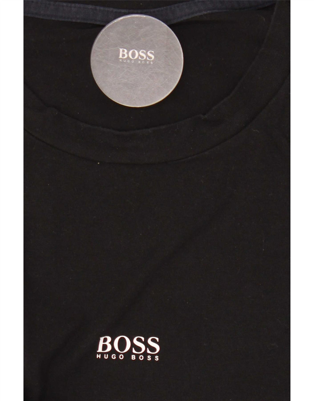 Hugo Boss Haut à manches longues en coton noir moyen |