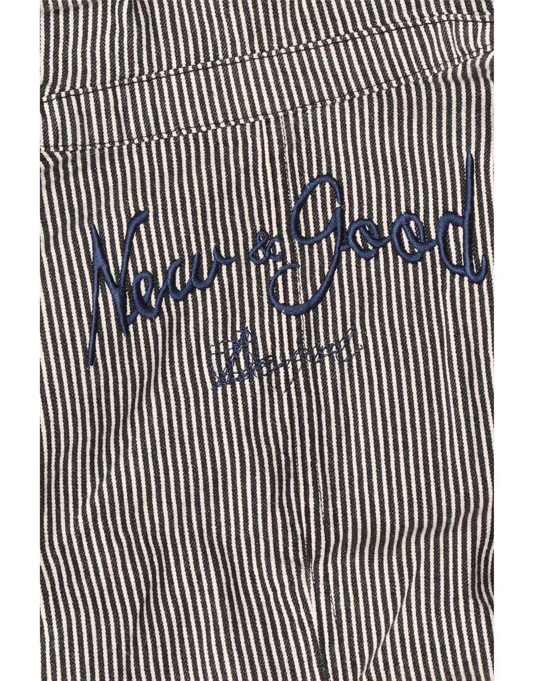 Desigual Veste Boléro Ouverte Femme UK 12 Medium Bleu Marine Rayé
