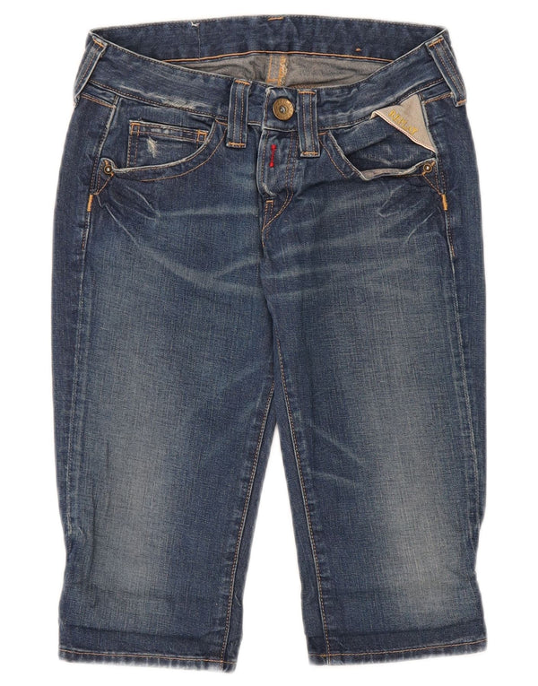 Replay Short en Jean Femme W24 XS Bleu Coton