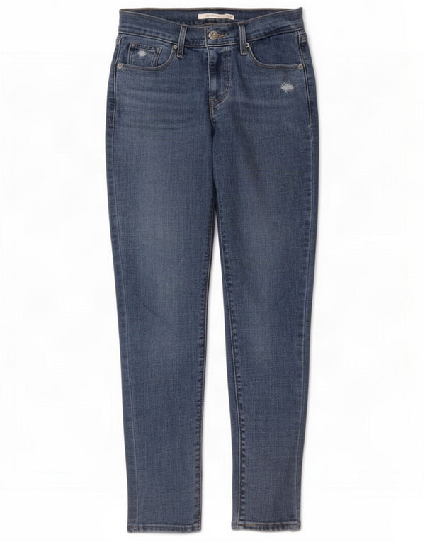 Levi's Womens Curvy Skinny Jeans W26 L30 Bleu Coton