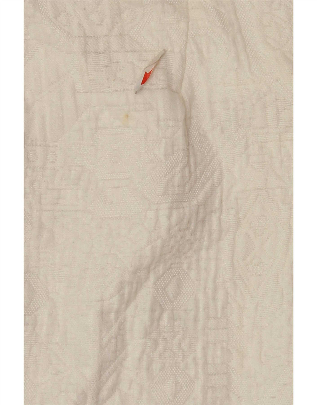 Zara Veste Utilitaire Femme UK 18 XL Polyester Géométrique Blanc