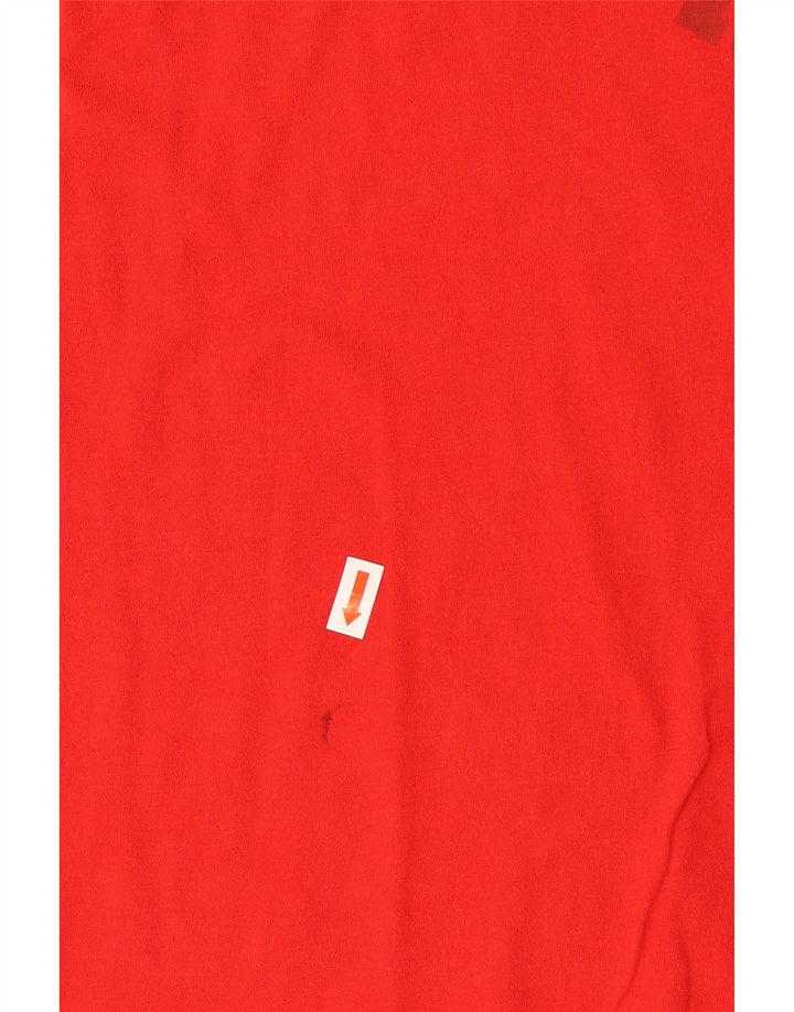 NIKE Mens Coupe Standard Standard Fit Graphic T-Shirt Top Medium Red Vintage Nike and Second-Hand Nike from Messina Hembry 