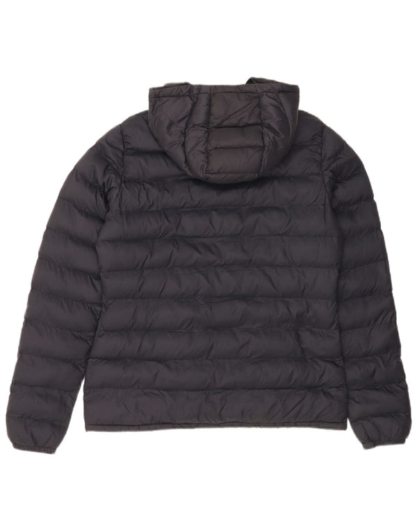 Mountain Warehouse Veste matelassée à capuche pour femme UK 10 Small Bleu marine