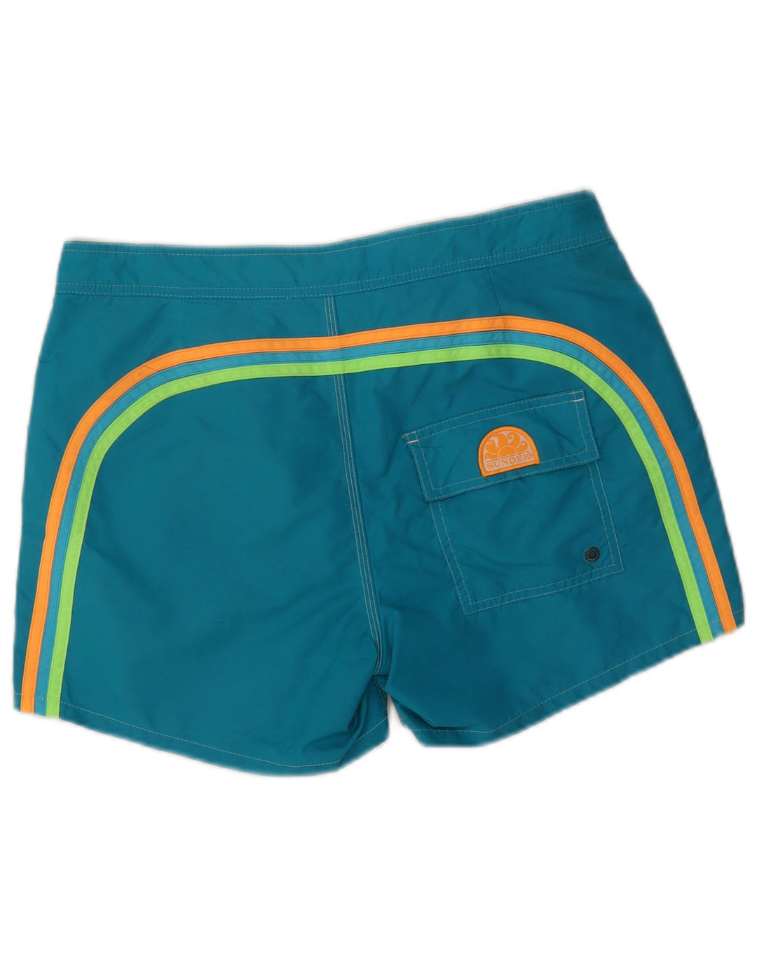 Sundek Short de Bain Homme Nylon Bleu Moyen