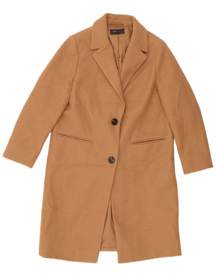 Marks & Spencer Manteau pour femme UK 12 Polyester beige moyen