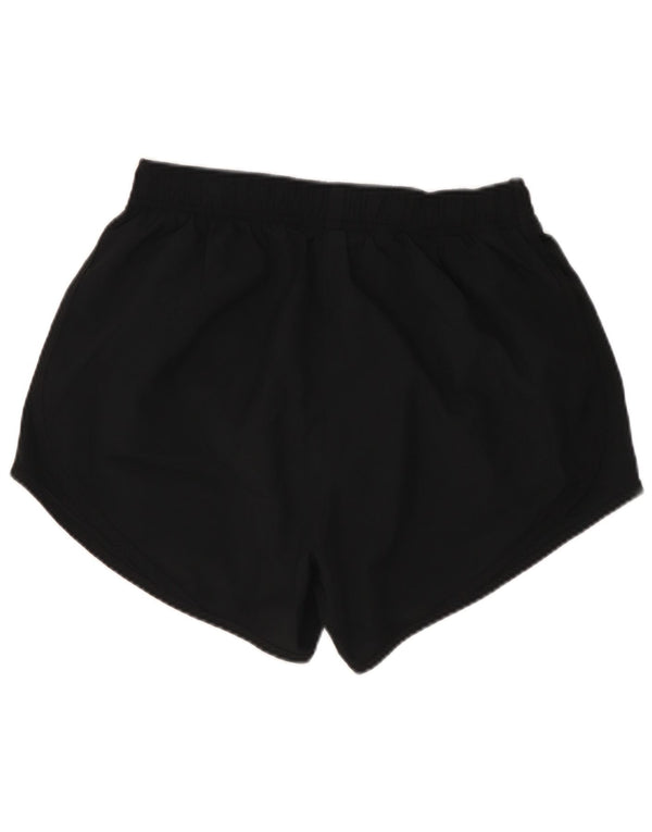 NIKE Short de sport Dri Fit pour femme UK 10 Petit Noir Polyester