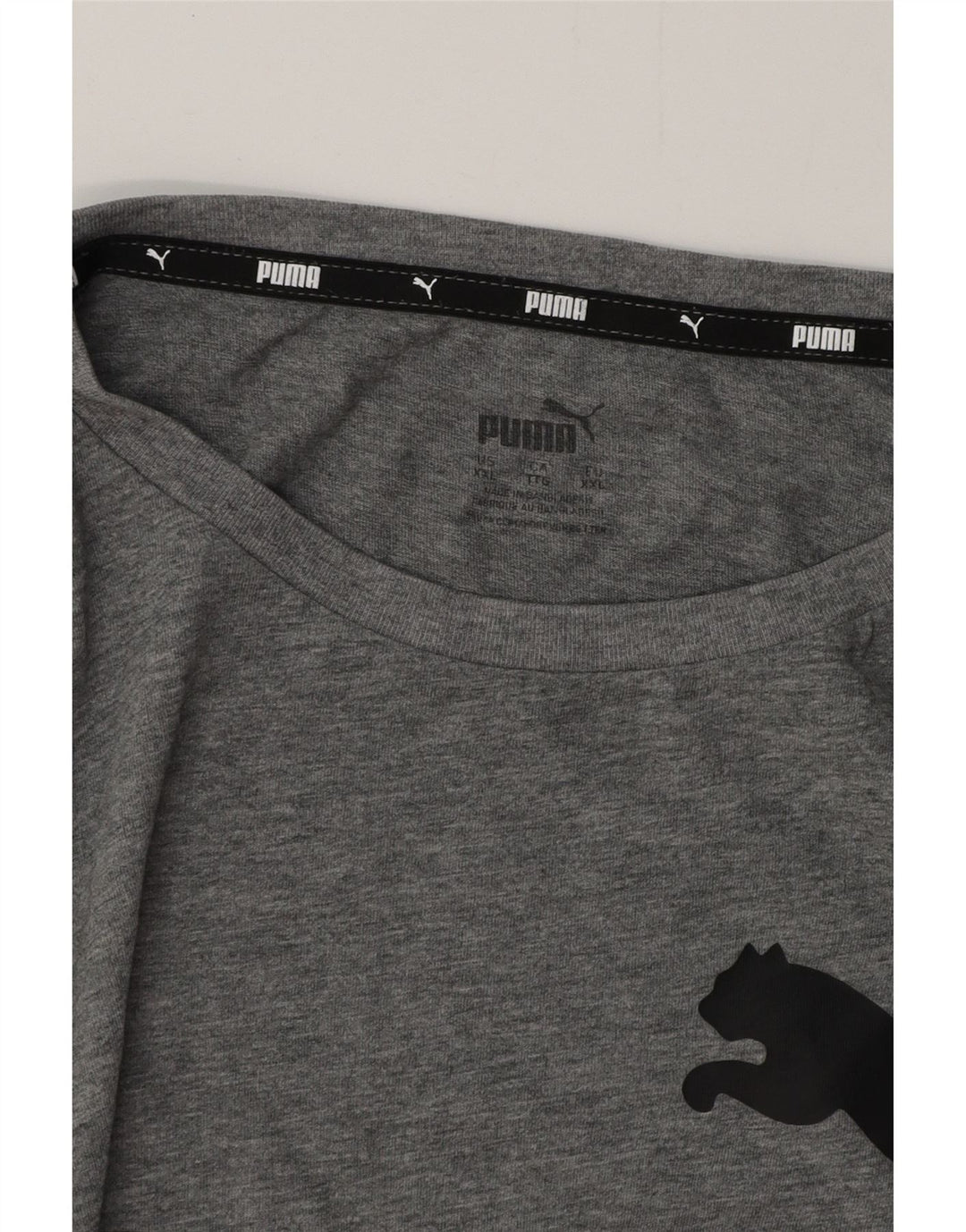 PUMA T-shirt graphique pour homme 2XL Gris
