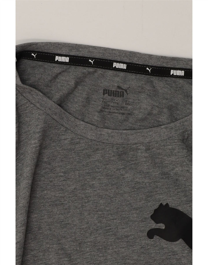 PUMA T-shirt graphique pour homme 2XL Gris