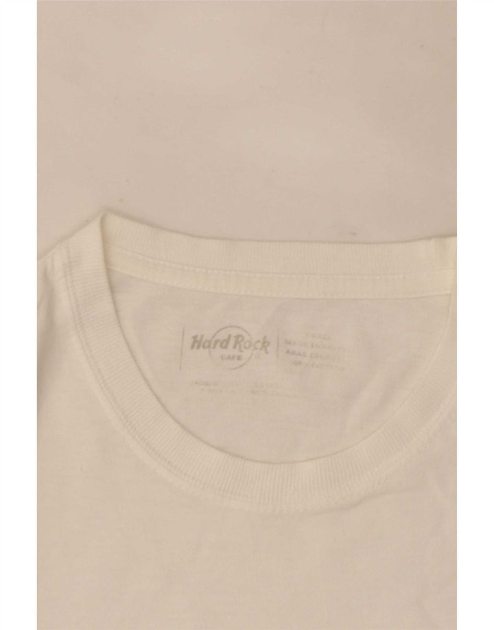 Hard Rock Cafe Hommes Berlin Graphique T-Shirt Haut Petit Blanc
