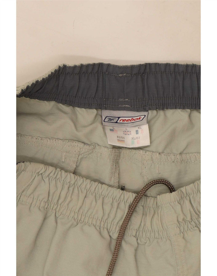 Reebok Short de sport homme grand gris