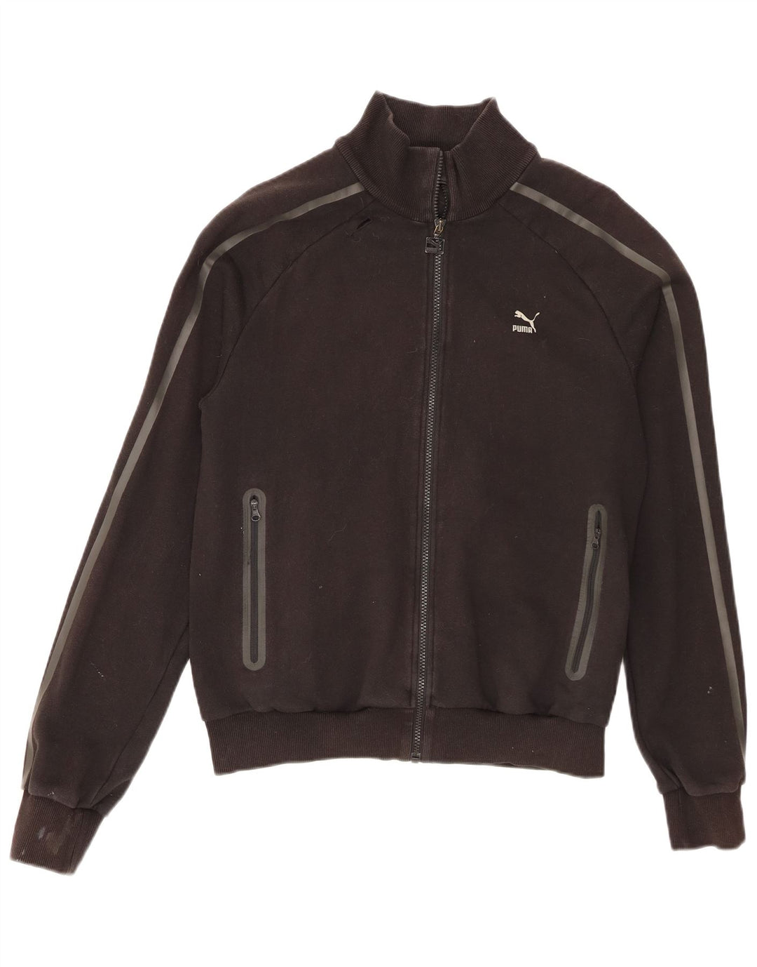 Puma Veste de Survêtement Homme Noir Moyen Coton