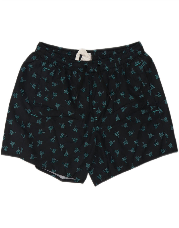 COAST Short de Bain Graphique Homme Noir Moyen Polyester