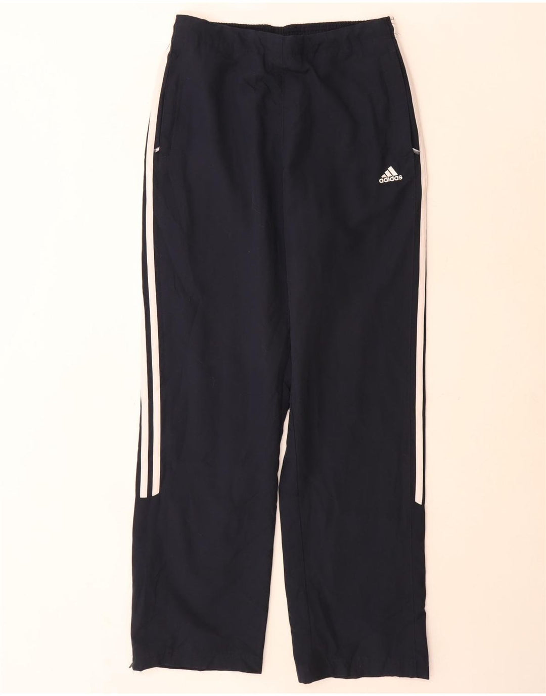 Adidas Pantalon de survêtement pour femme UK 12 Bleu marine moyen Polyester