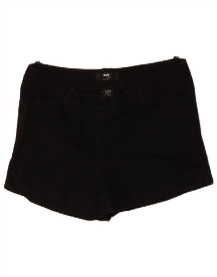 Mossimo Short décontracté pour femme US 8 Medium W32 en coton noir