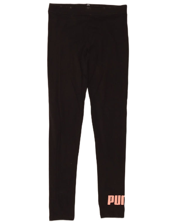 Puma Legging Graphique Fille 15-16 ans Noir Coton