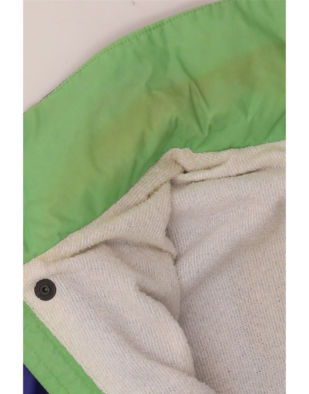 K-WAY Veste coupe-vent pour homme UK 38 Violet moyen Colourblock Polyamide