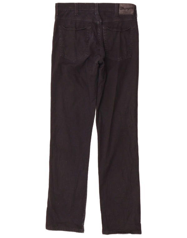 Wrangler Pantalon décontracté droit Arizona pour homme W33 L34 Noir Coton