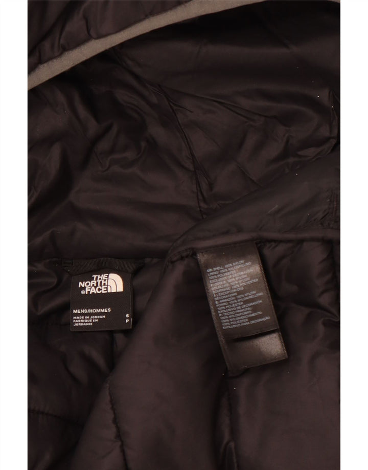 THE NORTH FACE Veste matelassée à capuche pour hommes UK 36 Small Black Nylon