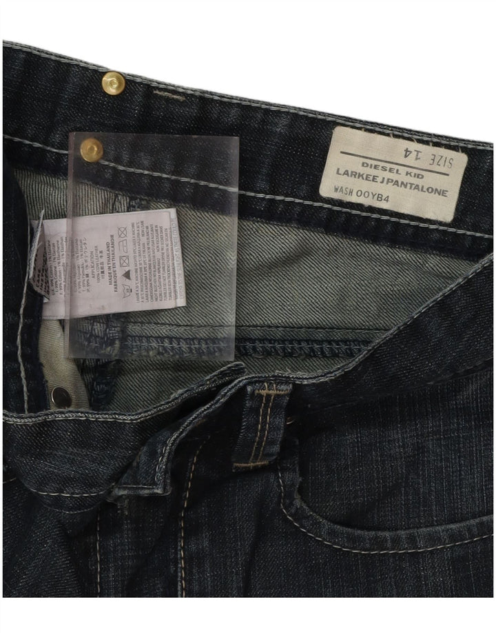 DIESEL Jean droit Larkee garçon 13-14 ans W30 L31 bleu marine coton