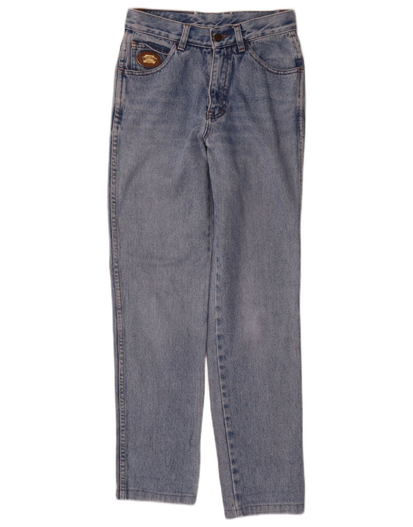 vintage Femme Slim Jeans W26 L29 Coton Bleu