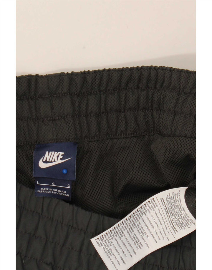 Short de sport Nike pour hommes, grand, gris, polyester