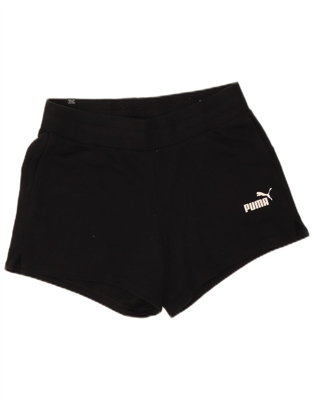 Puma Short de sport pour femme UK 12 Medium Noir Polyester
