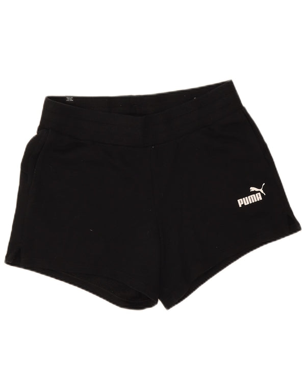 Puma Short de sport pour femme UK 12 Medium Noir Polyester