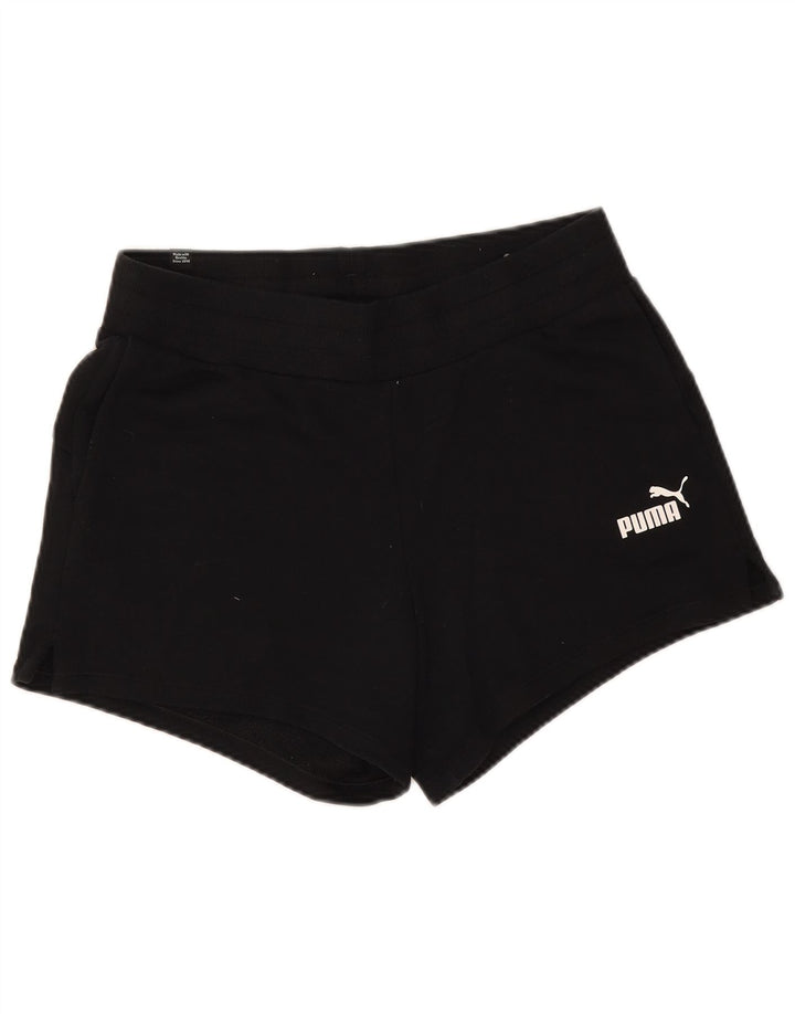 Puma Short de sport pour femme UK 12 Medium Noir Polyester