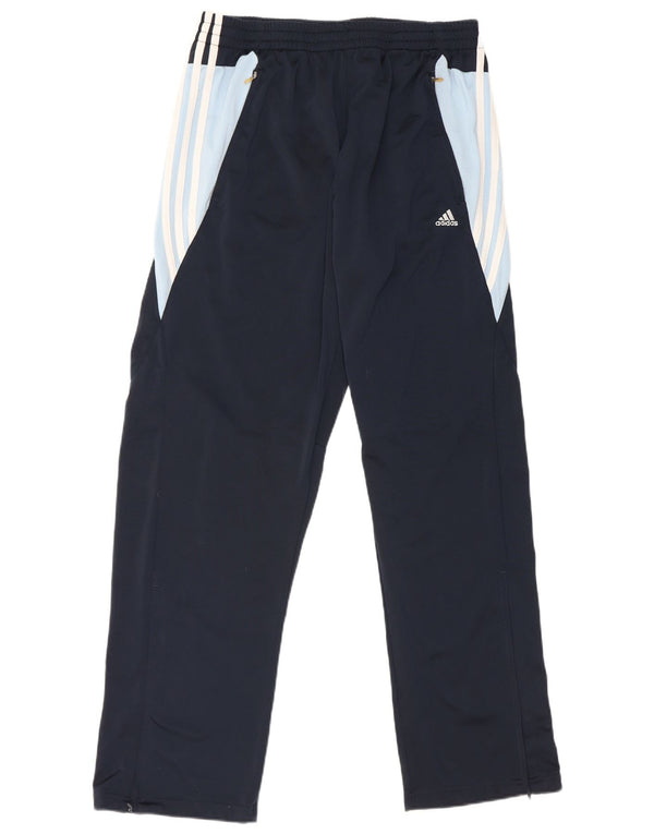 Adidas Pantalon de survêtement pour homme UK 42/44 Large Bleu marine Colourblock