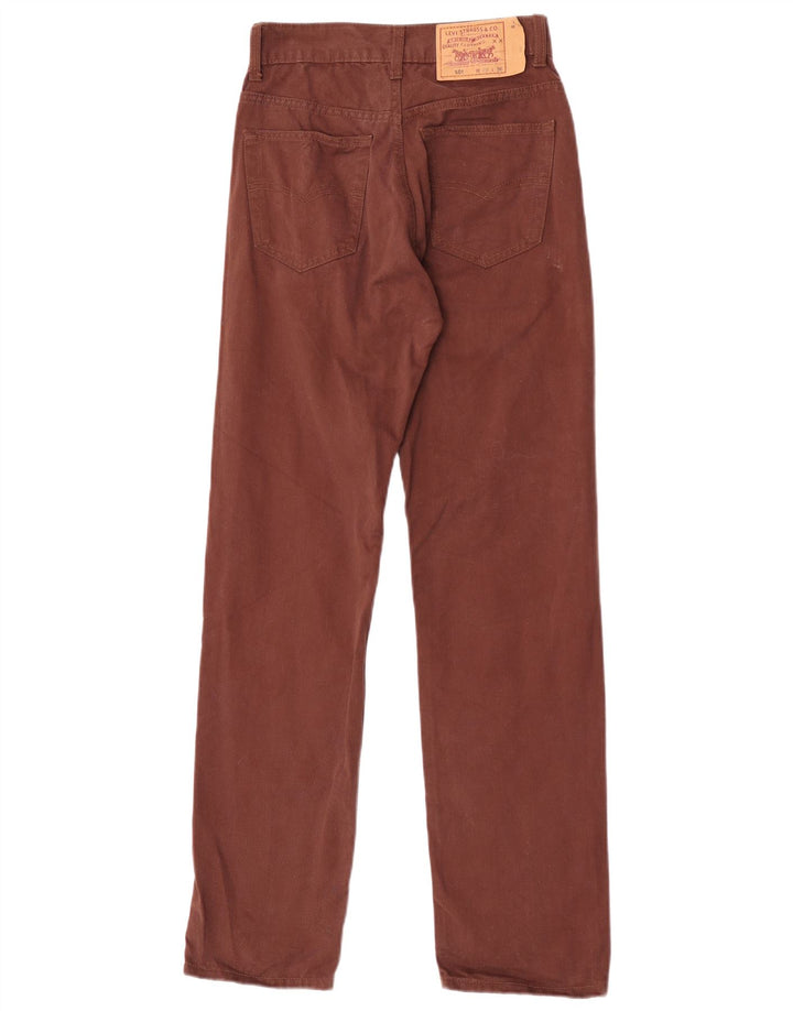 Levi's Jean Droit 501 Femme Marron W29 L32 Coton