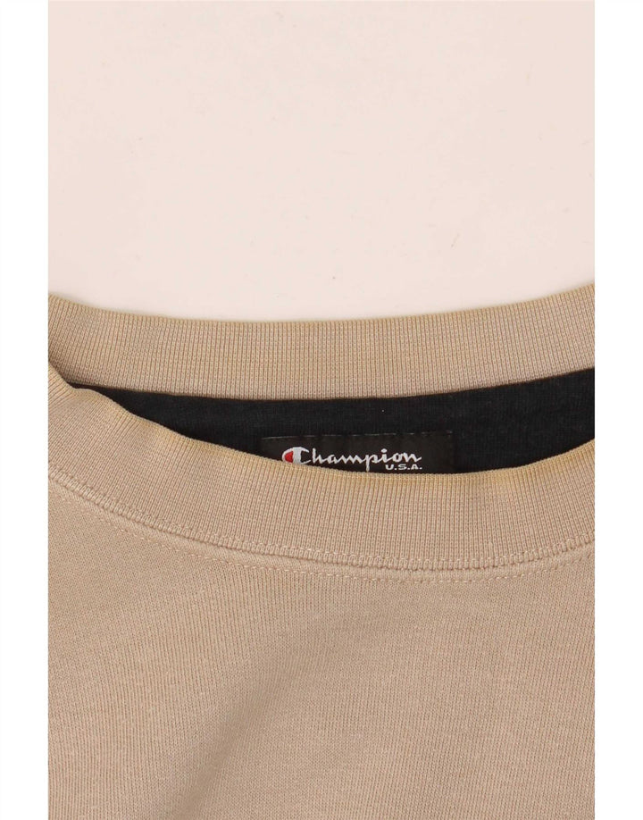 Champion Sweat-Shirt Graphique Homme XL Beige