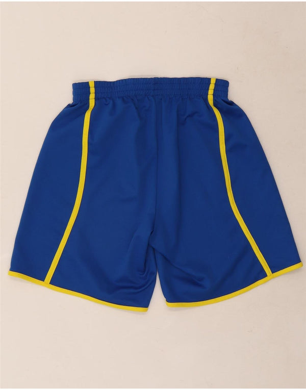 Asics Short de Sport Homme Large Bleu Colorblock Polyester
