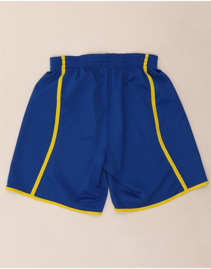 Asics Short de Sport Homme Large Bleu Colorblock Polyester