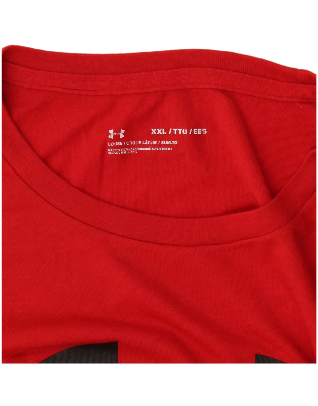 Under Armour T-Shirt Graphique Homme 2XL Rouge