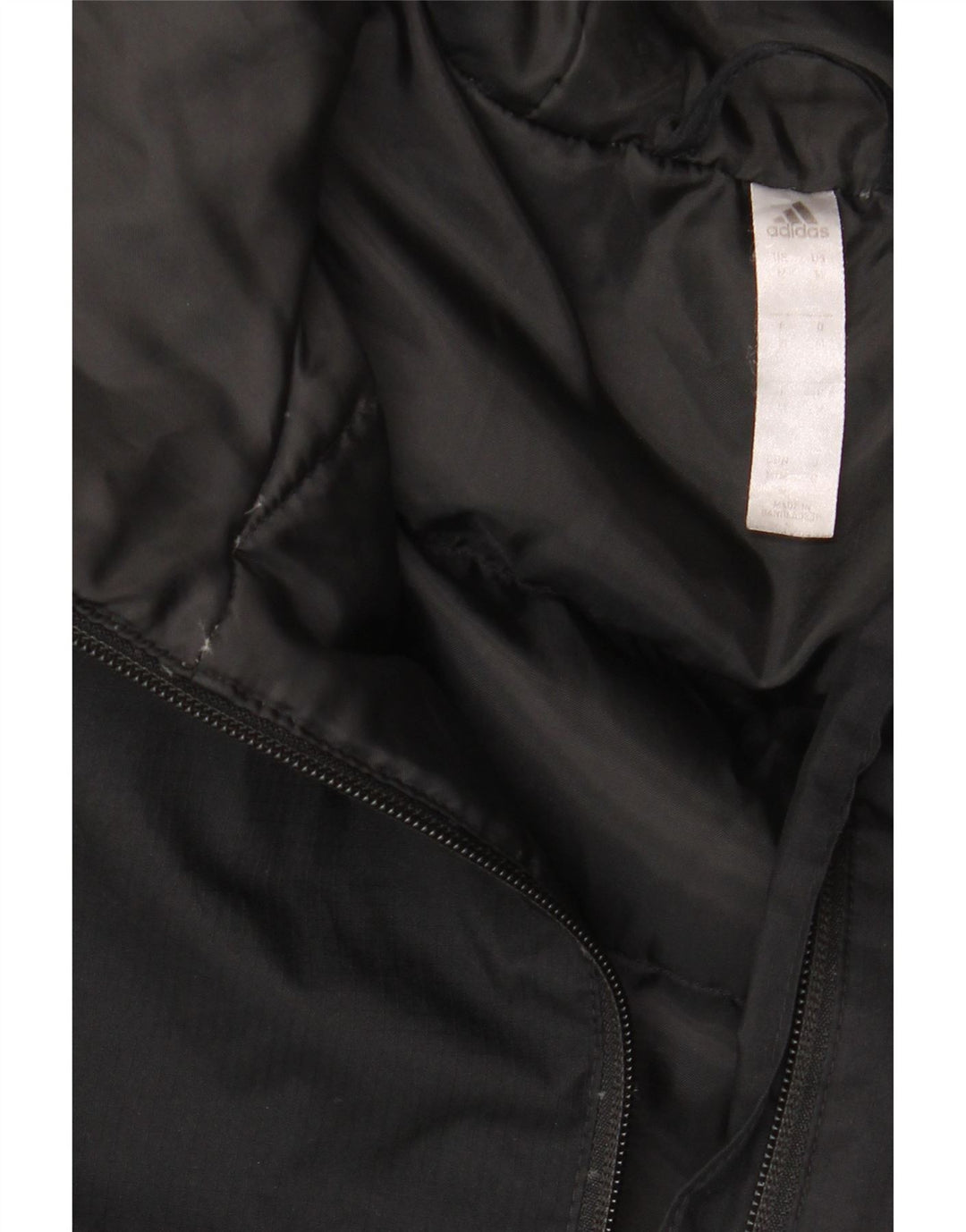 ADIDAS Manteau rembourré à capuche pour homme UK 38 Medium Noir
