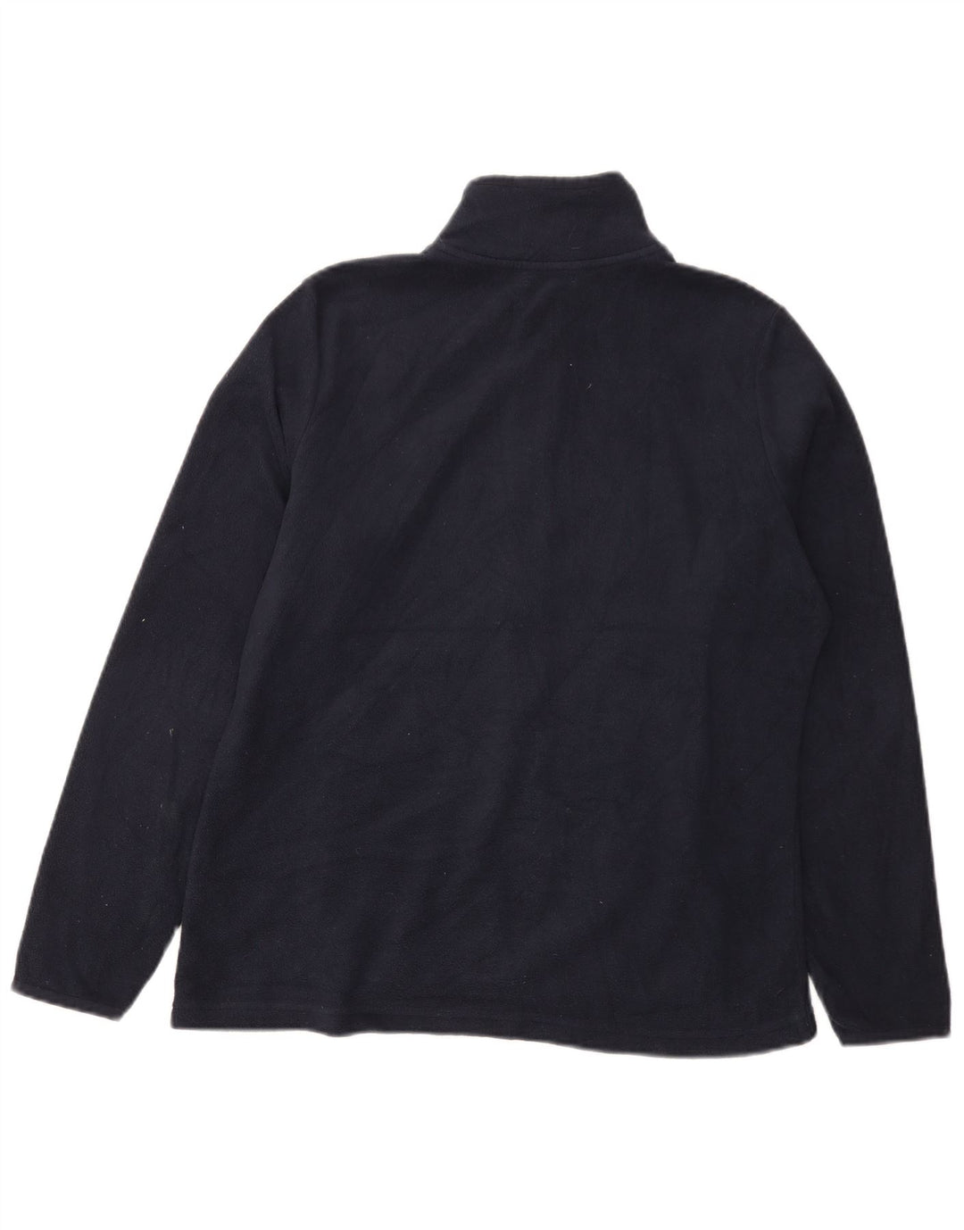Marks & Spencer Veste polaire pour femme UK 14 Large Bleu marine Polyester