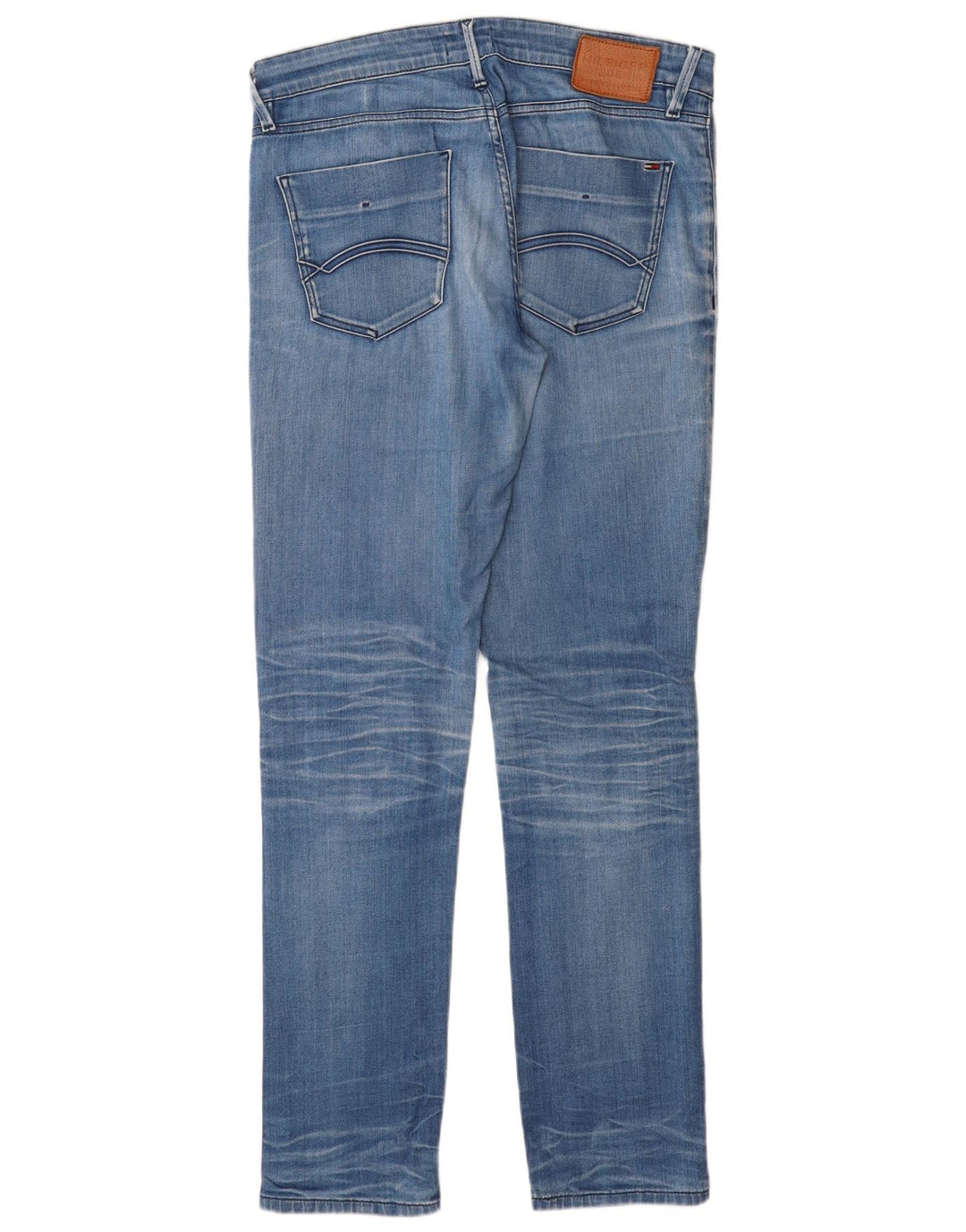 TOMMY HILFIGER Womens Slim Jeans W32 L34 Blue Cotton