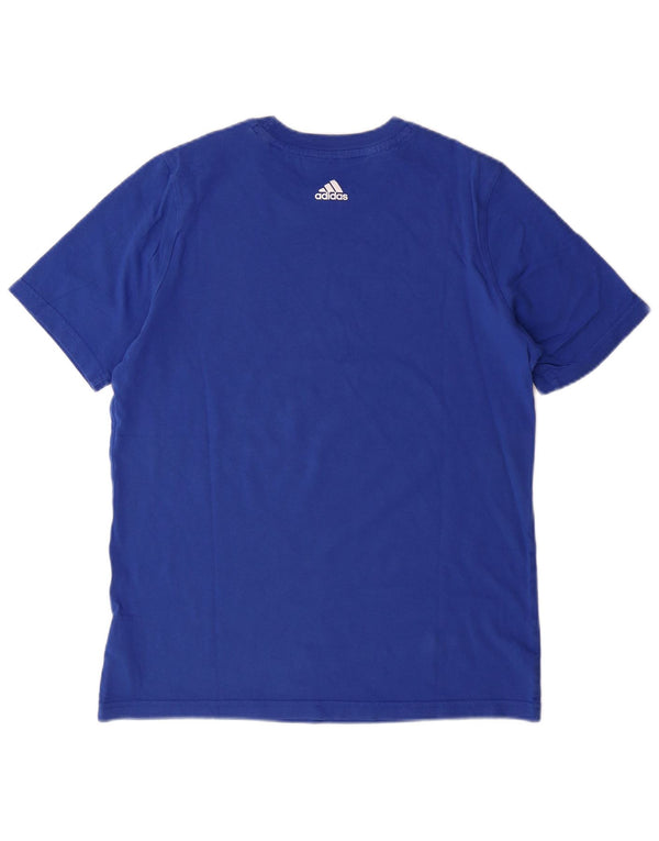 ADIDAS T-Shirt Graphique Garçon 13-14 ans Bleu Coton