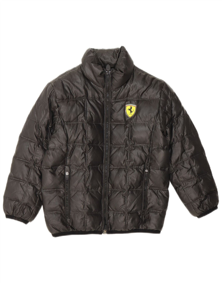 Veste matelassée Ferrari garçon 7-8 ans nylon noir
