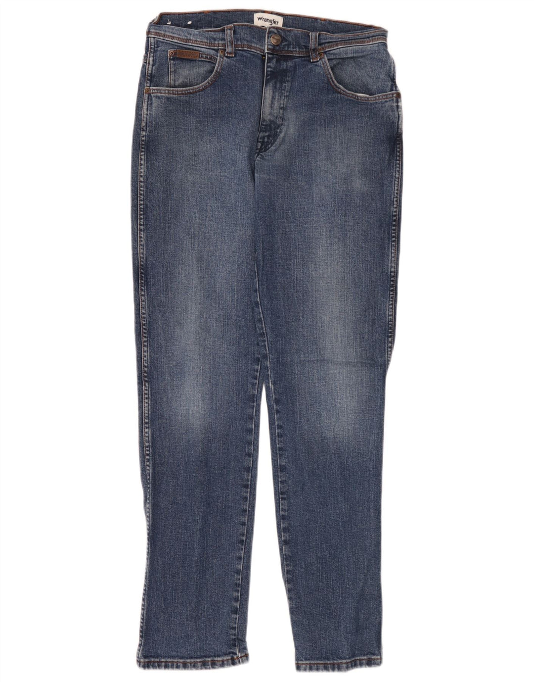 Wrangler Jean Slim Texas Homme W33 L34 Bleu Coton