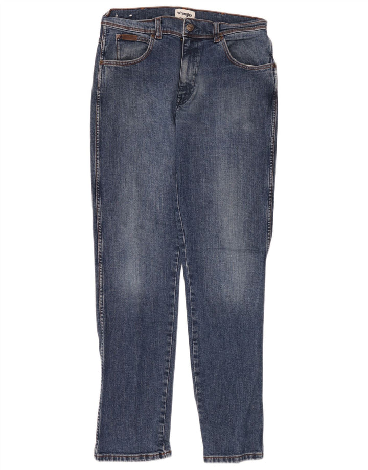 Wrangler Jean Slim Texas Homme W33 L34 Bleu Coton