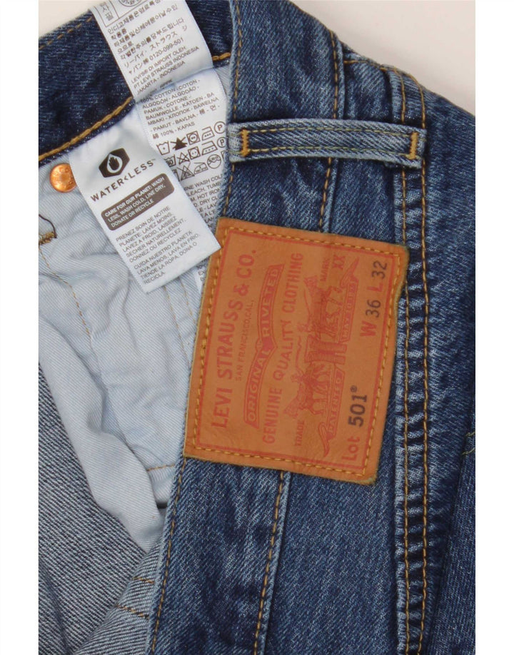 Levi's Short en Jean 501 W36 Homme Bleu Large Coton