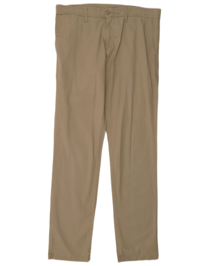 CARHARTT Pantalon Chino Slim Homme W33 L34 Coton Beige