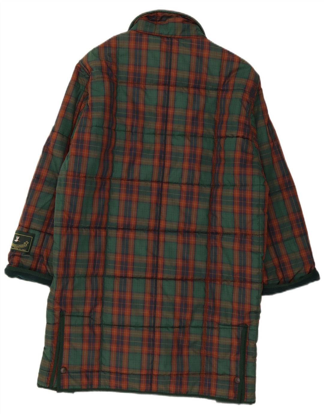 manteau rembourré femme vintage UK 18 XL Plaid vert