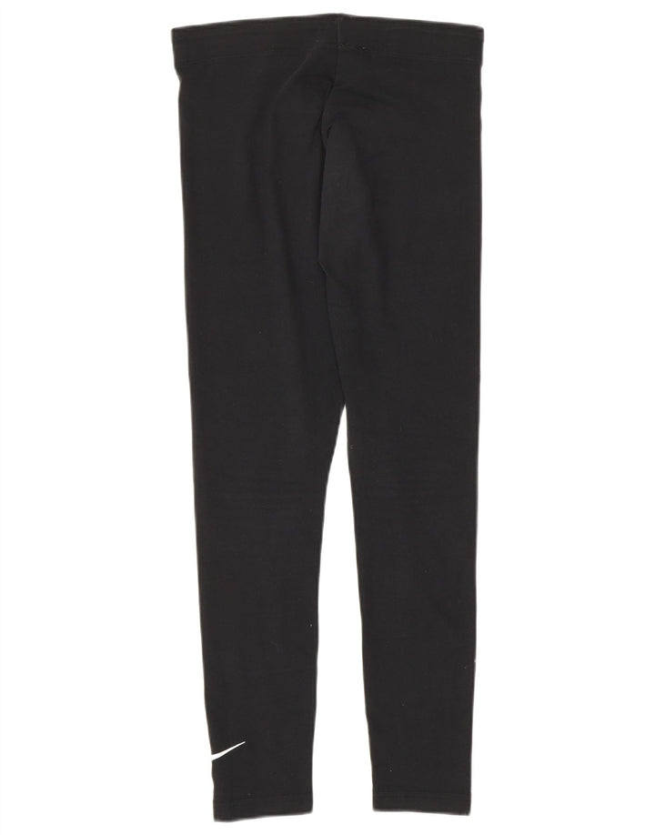 NIKE Leggings Fille 12-13 Ans Large Noir Coton