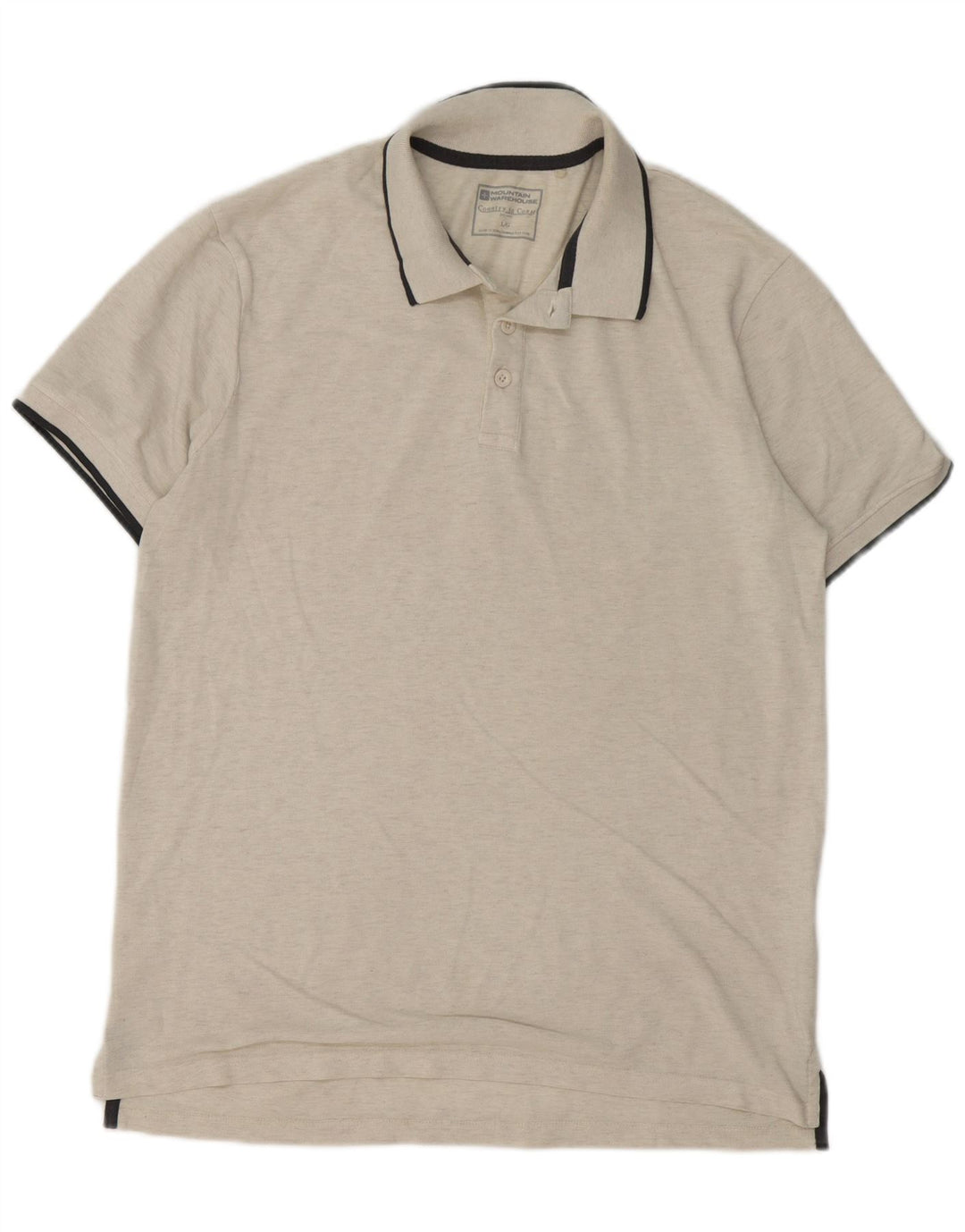 Mountain Warehouse Polo Homme Grand Coton Beige