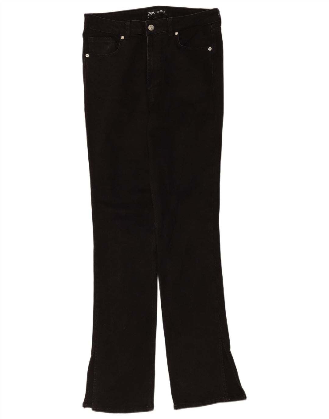 Zara Jean Bootcut Femme EU 42 Large W32 L33 Noir